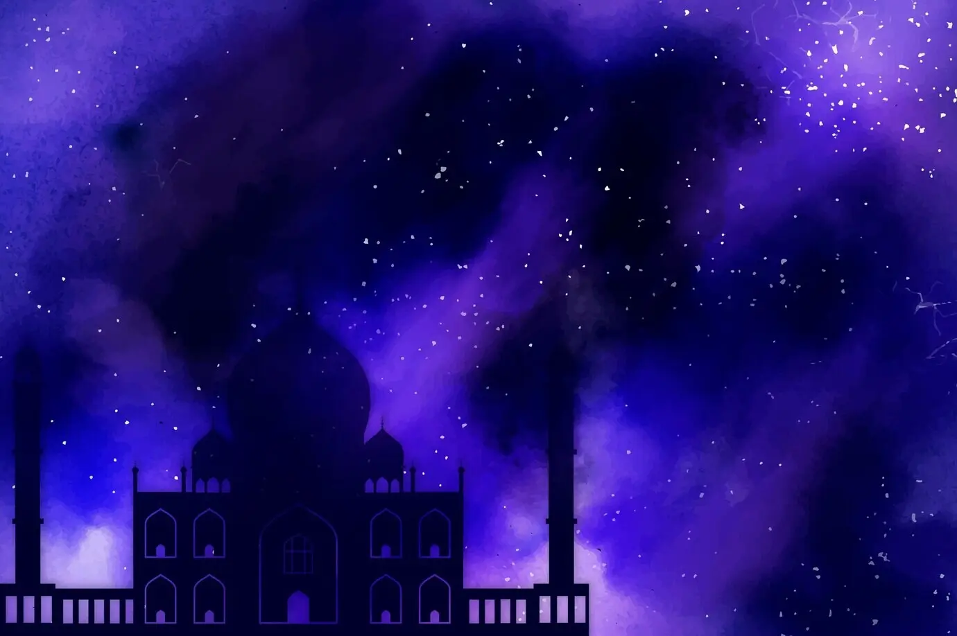 Emblem of the Islamic holiday of Ramadan.